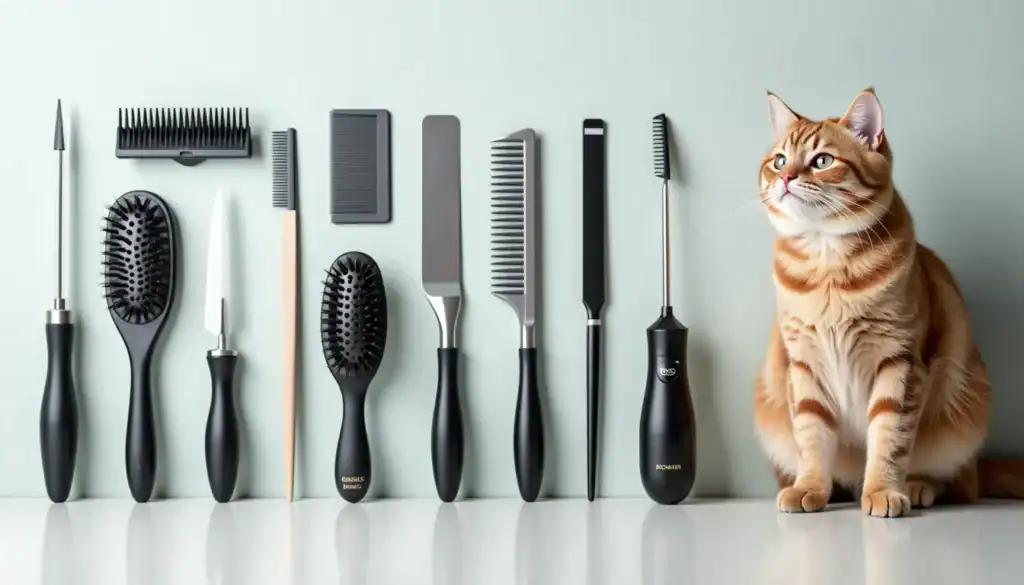 cat grooming tools