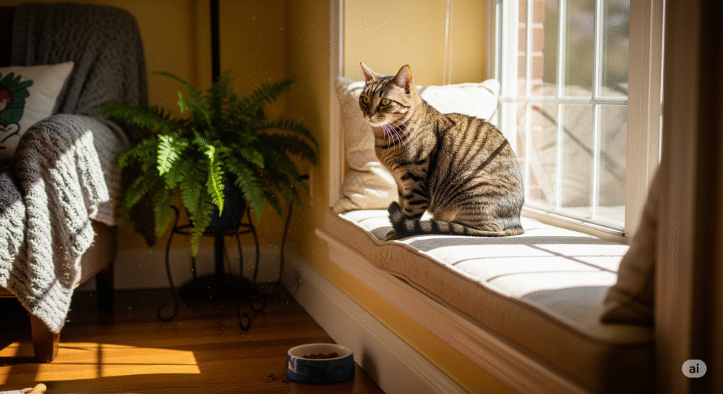 Indoor cat and food bowl – why indoor cats need special food